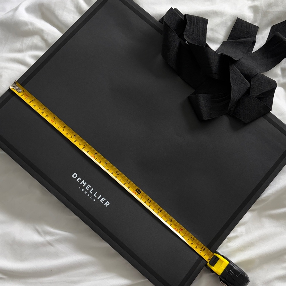 💯Large Demellier shopping gift bag 🖤 - Picture 3 of 4
